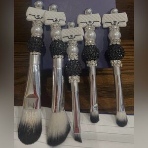 Blinged Makeup Brushes